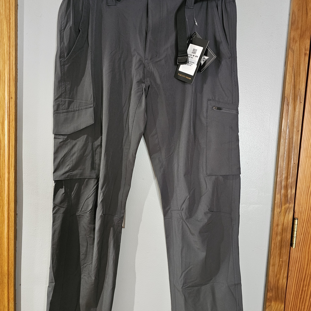 Men's Charcoal Cargo Pants